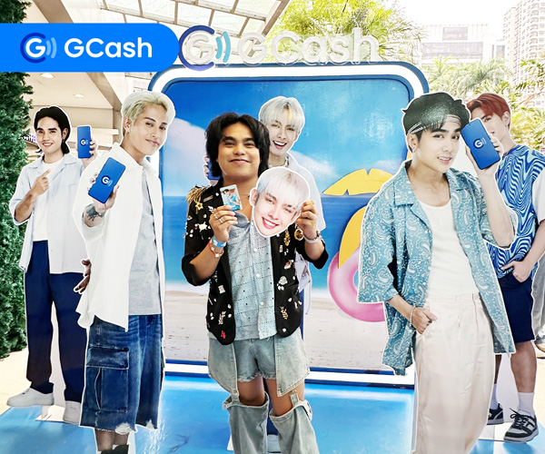 GCash standees at SM City Cebu