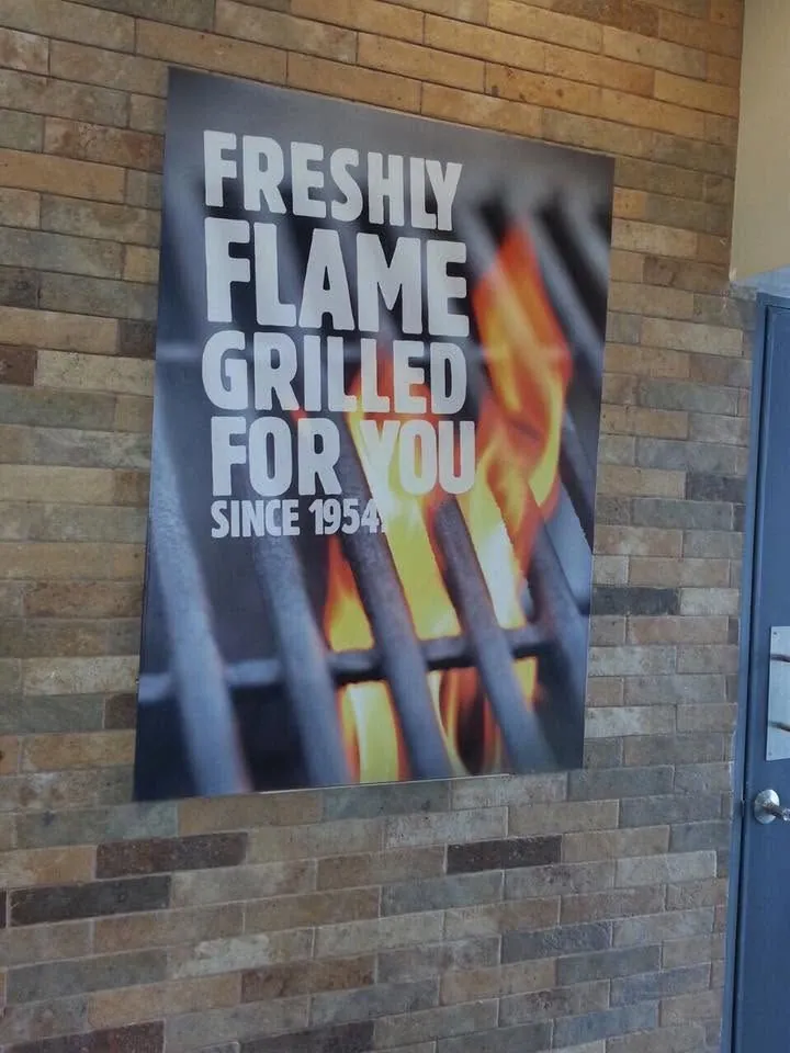 Sintra board display, printed and installed by MCAV