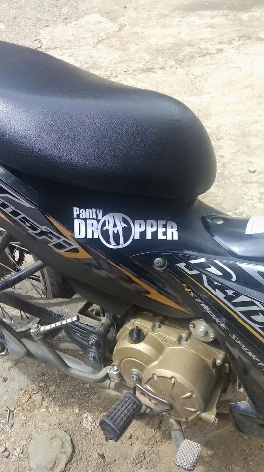 Die-cut stickers, printed and installed by MCAV