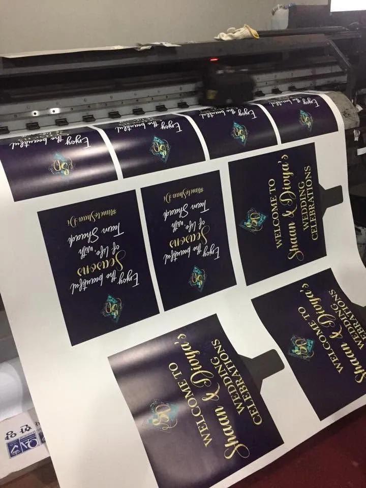 Posters, fresh off MCAV's printer