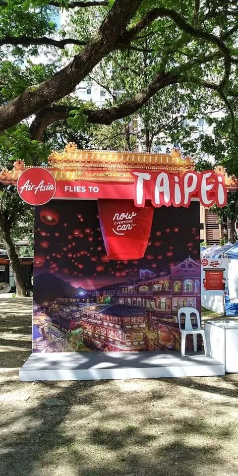 AirAsia standee, printed and installed by MCAV