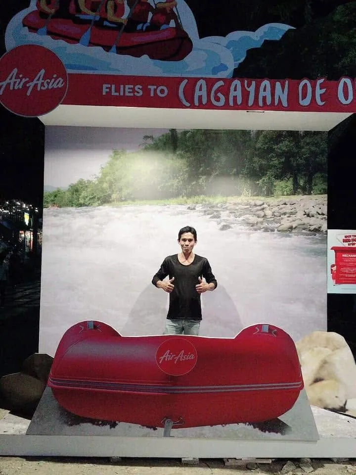 AirAsia standee, printed and installed by MCAV
