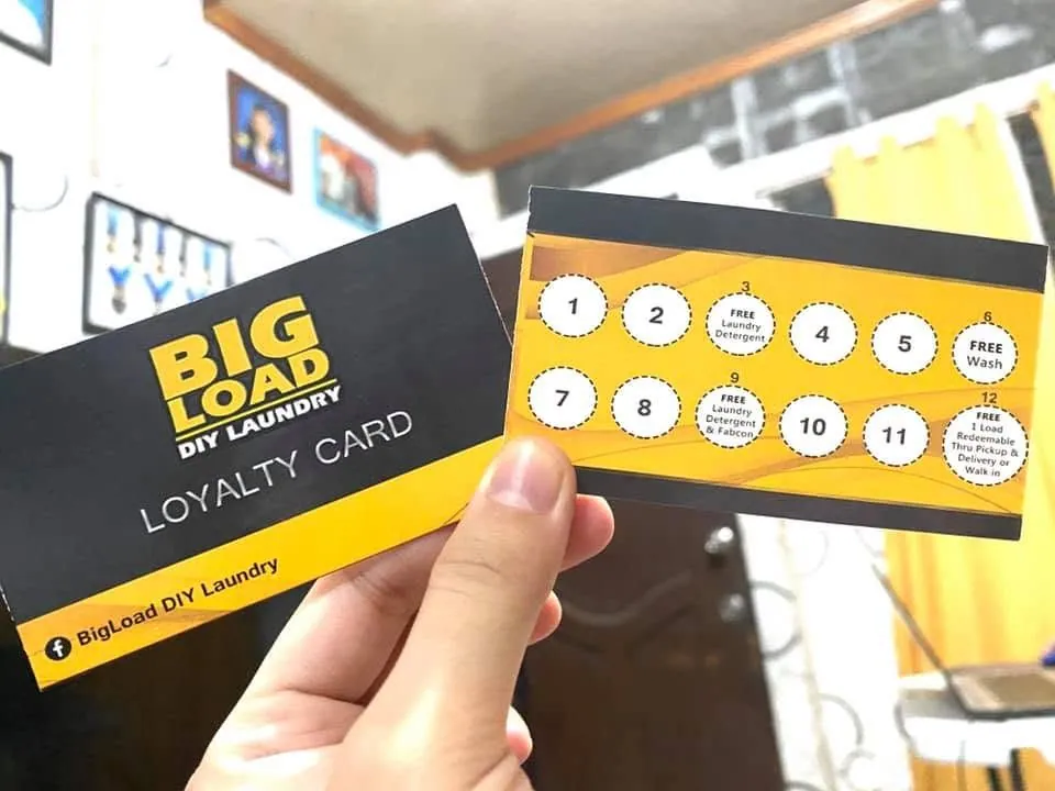 BigLoad DIY Laundry calling cards, fresh off MCAV's printer