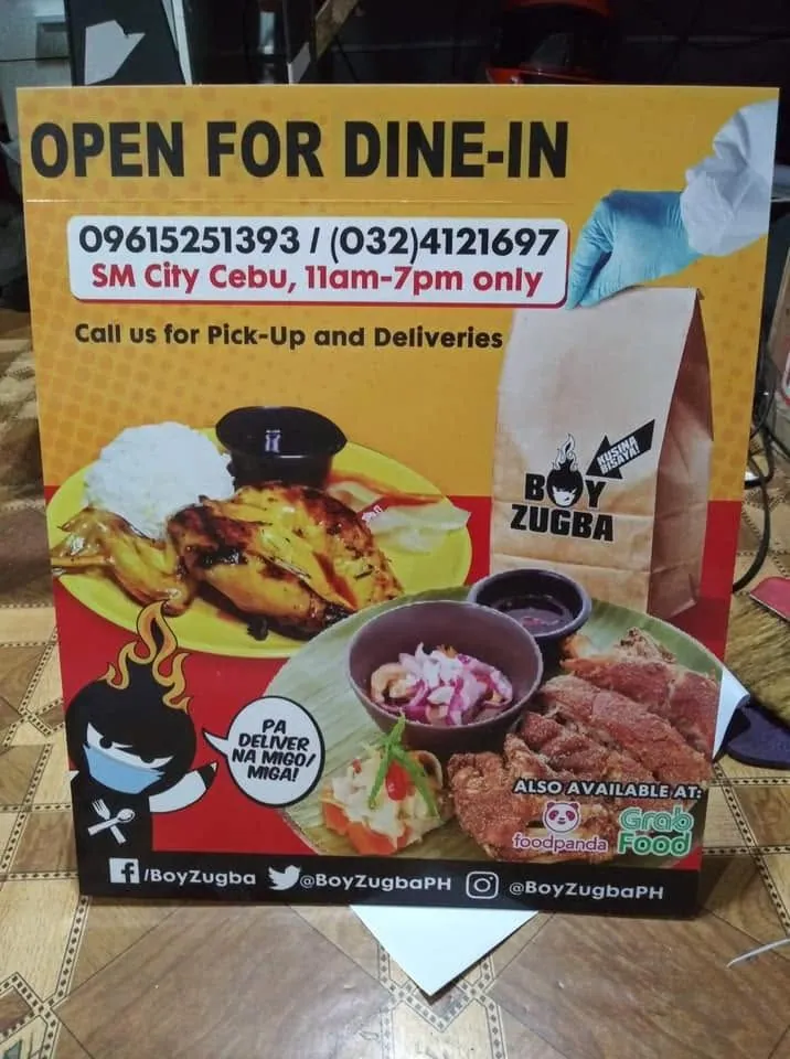 Boy Zugba sintra board display, fresh off MCAV's printer