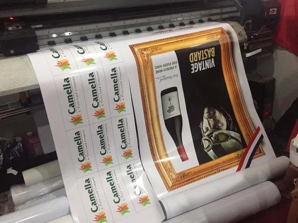 Camella vinyl graphics, fresh off MCAV's printer