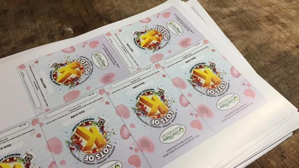 Casino Filipino flyers, fresh off MCAV's printer