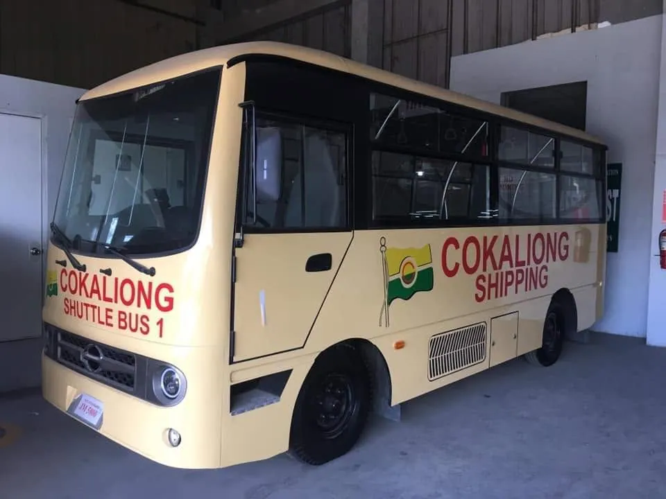 Cokaliong Shipping Lines vehicle wrap, printed and installed by MCAV