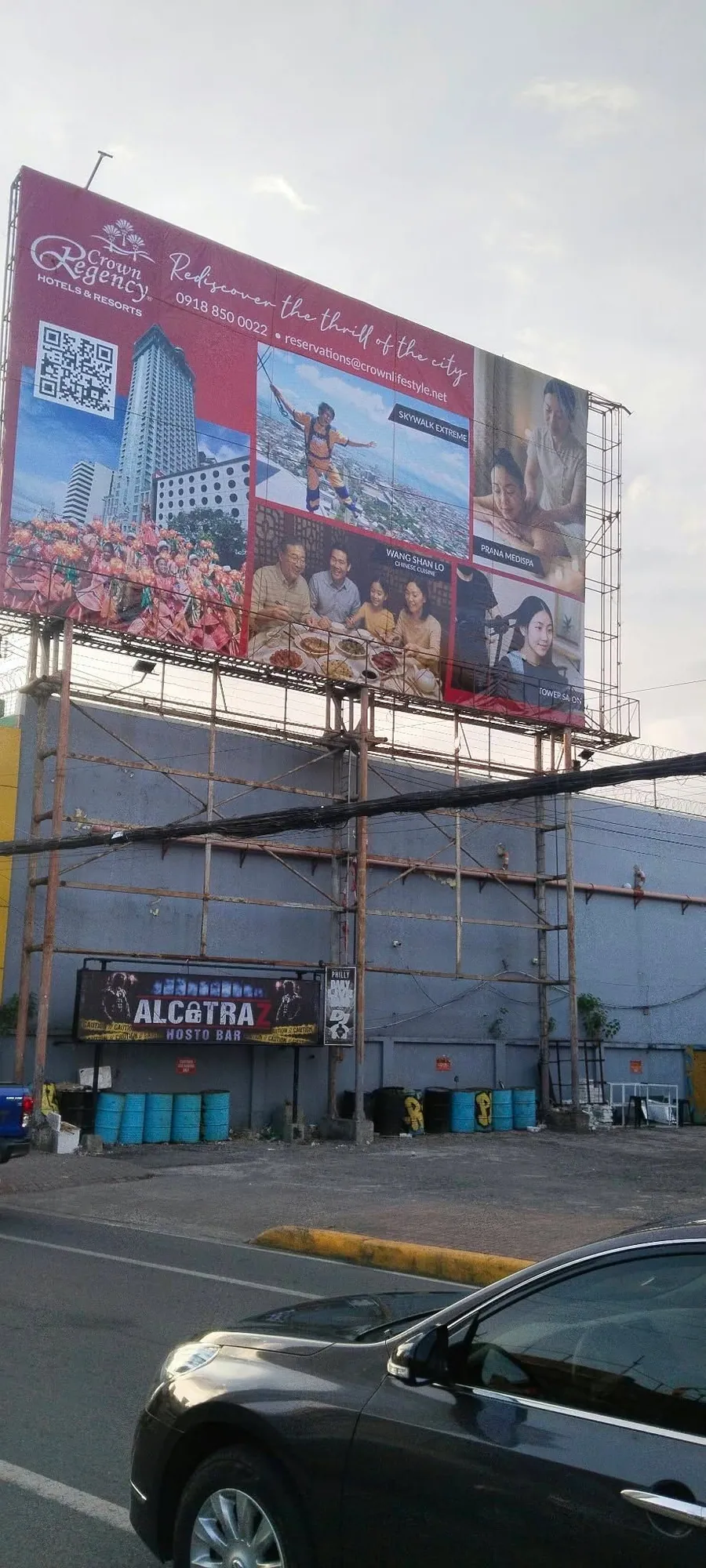 Crown Regency Hotels & Resorts billboard, printed and installed by MCAV
