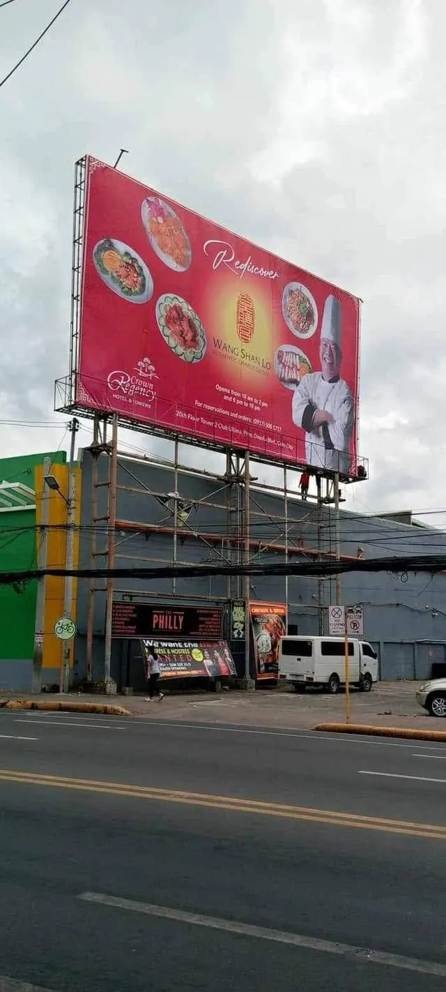 Crown Regency Hotels & Resorts billboard, printed and installed by MCAV