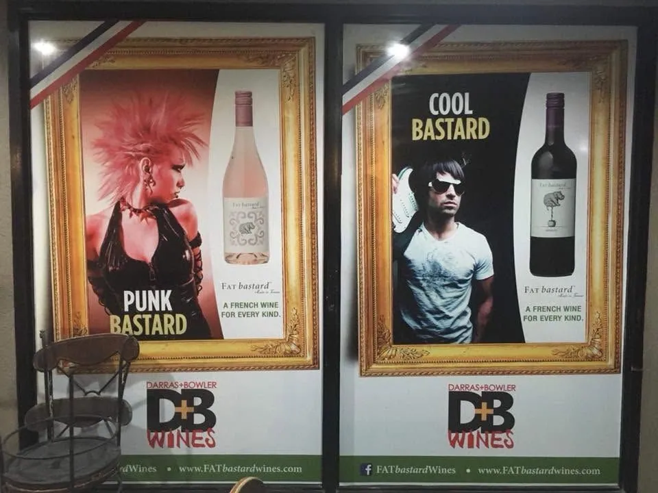 D+B Wines vinyl graphics, printed and installed by MCAV