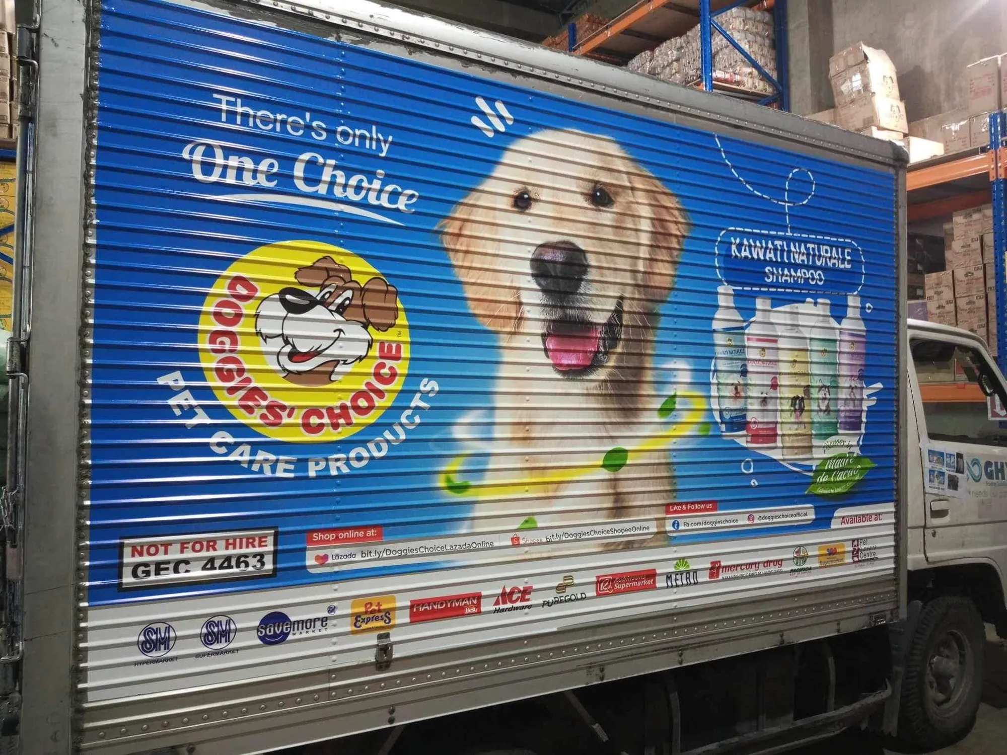 Doggies' Choice vehicle wrap, printed and installed by MCAV