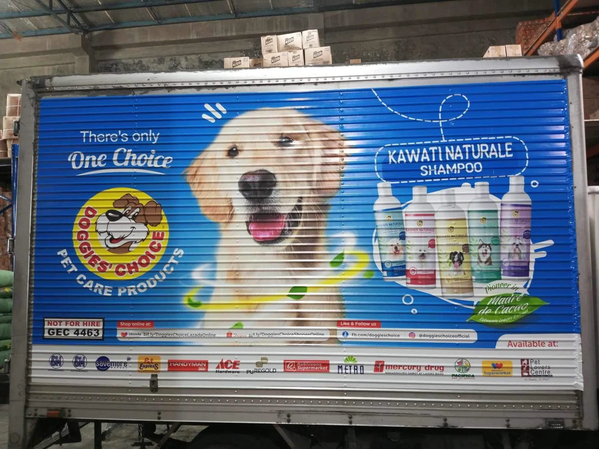 Doggies' Choice vehicle wrap, printed and installed by MCAV
