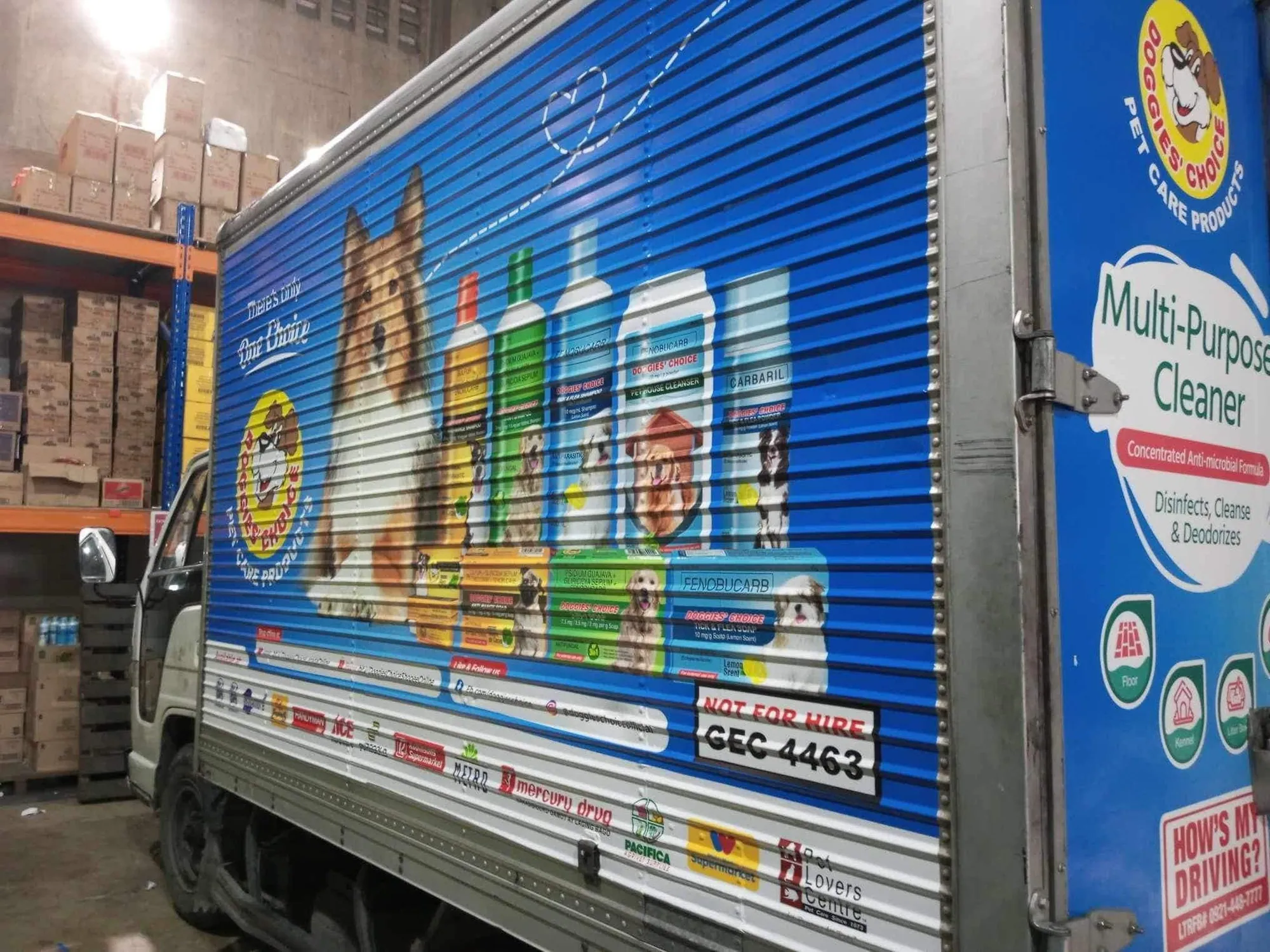 Doggies' Choice vehicle wrap, printed and installed by MCAV