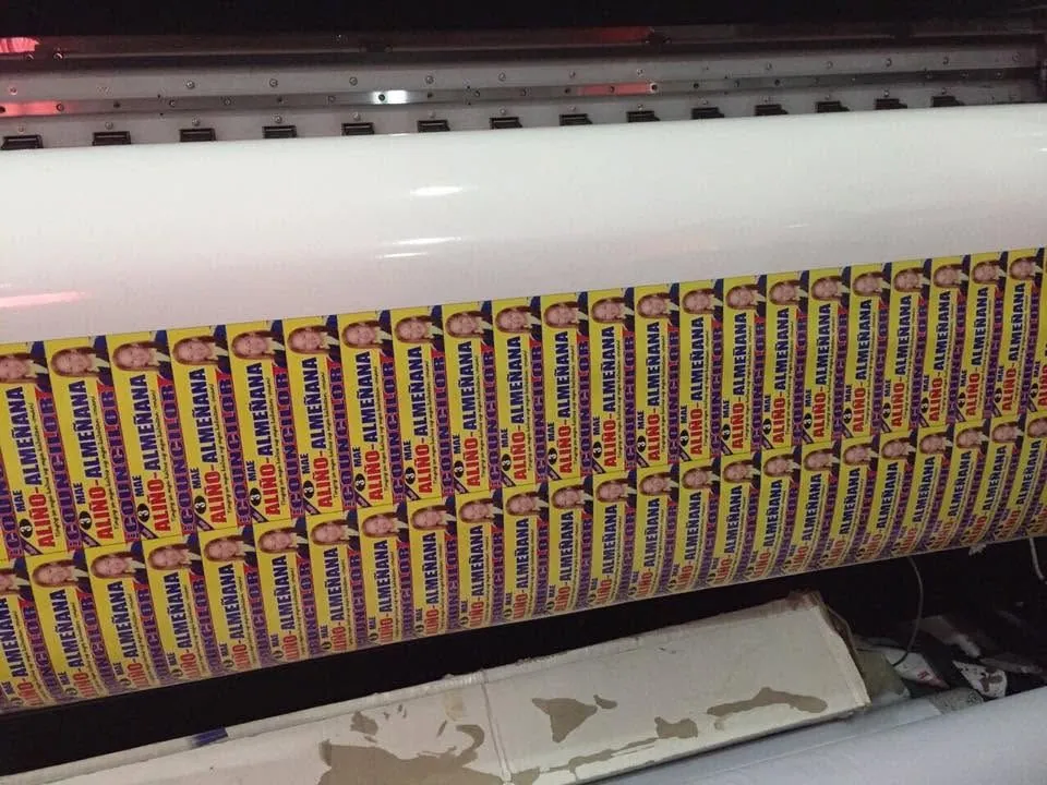 Election campaign tarpaulin, fresh off MCAV's printer