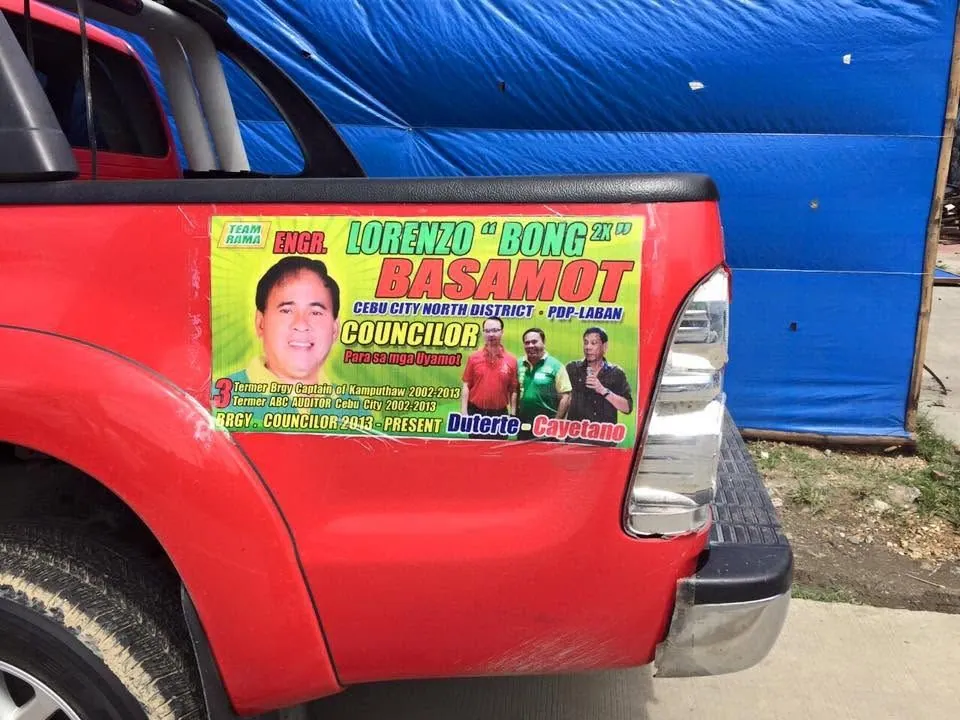 Election campaign vinyl graphics, printed and installed by MCAV