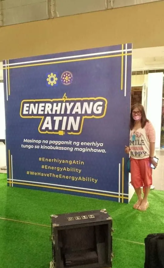 Enerhiyang Atin standee, printed and installed by MCAV