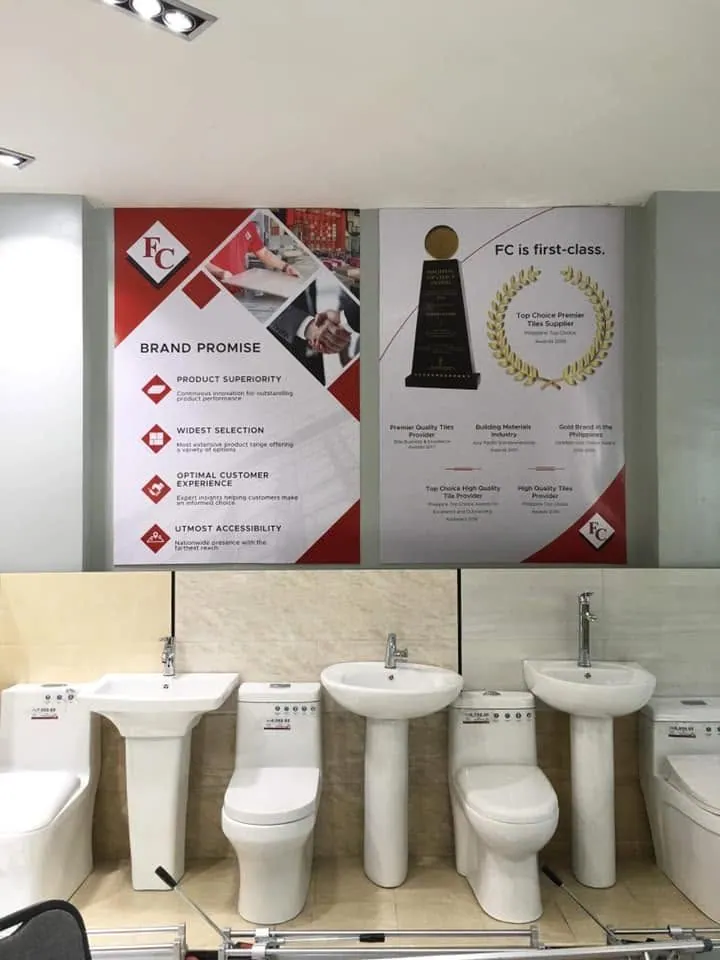 FC Tile Depot tarpaulin, printed and installed by MCAV
