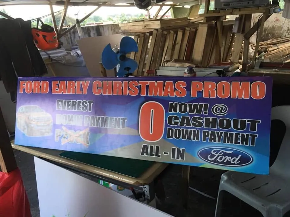 Ford sintra board display, fresh off MCAV's printer