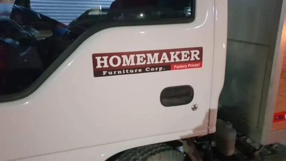 Homemaker Furniture vehicle wrap, printed and installed by MCAV
