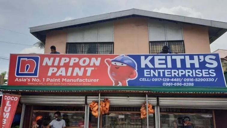 Keith's Enterprises Panaflex sign, printed and installed by MCAV