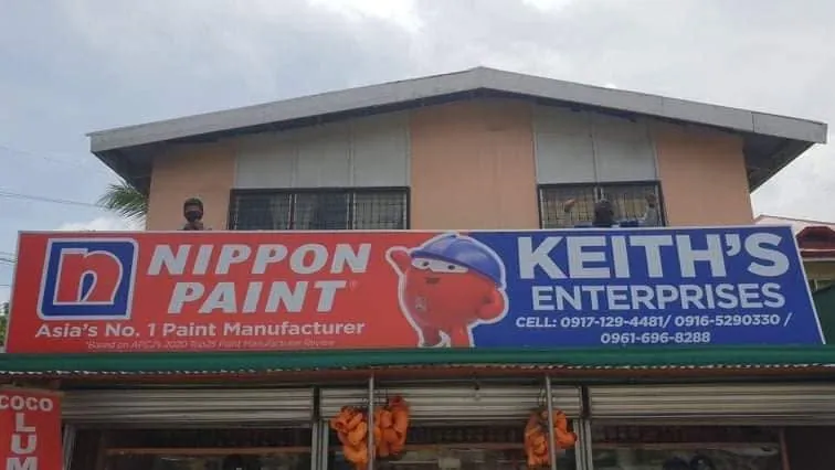 Keith's Enterprises Panaflex sign, printed and installed by MCAV