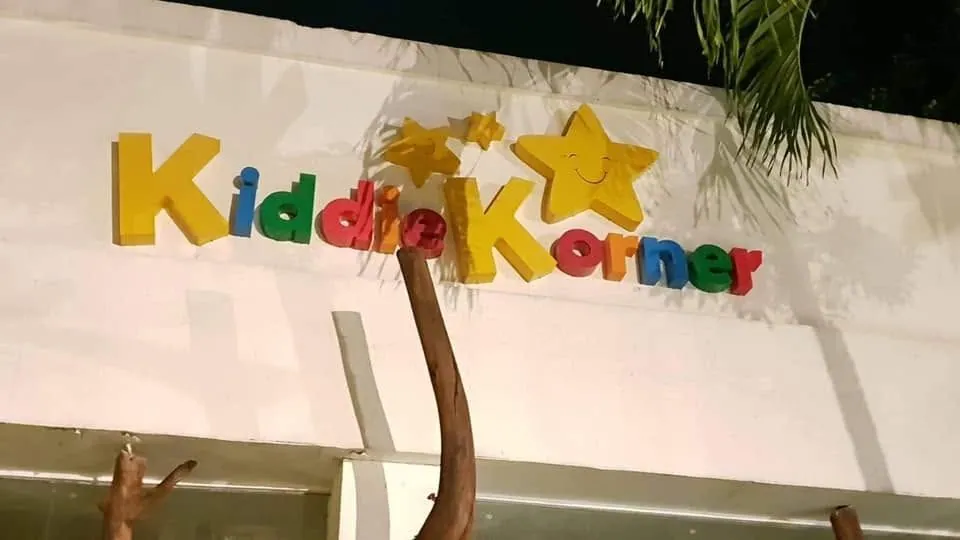 Kiddie Korner acrylic built-up letters, printed and installed by MCAV