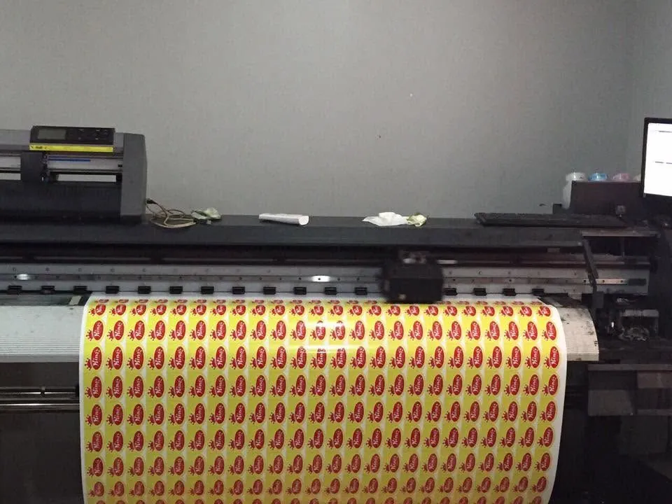 King's labels, fresh off MCAV's printer