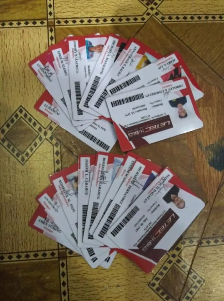 LETEC PVC IDs, fresh off MCAV's printer