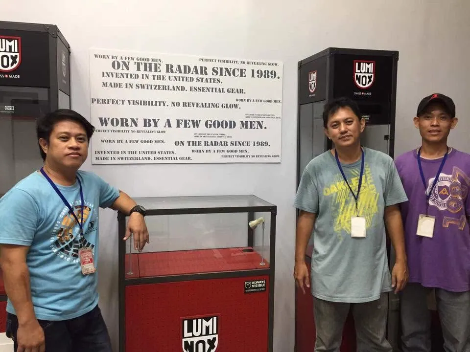 Luminox vinyl graphics, printed and installed by MCAV