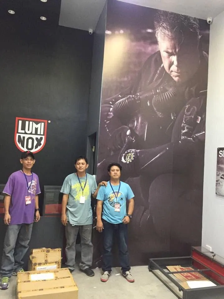 Luminox vinyl graphics, printed and installed by MCAV