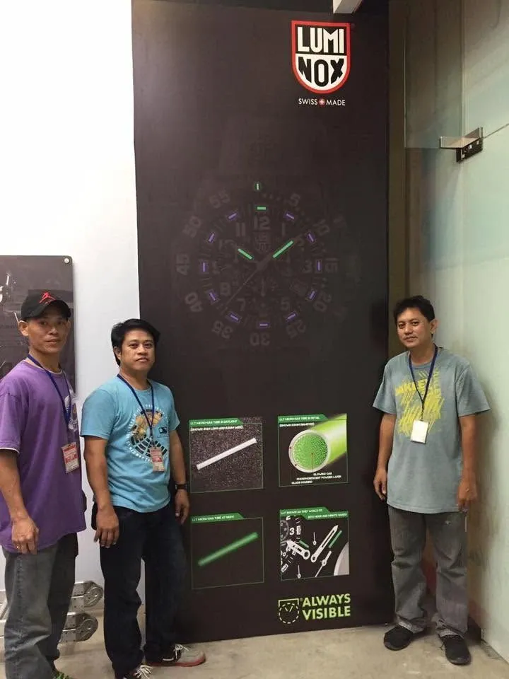 Luminox vinyl graphics, printed and installed by MCAV