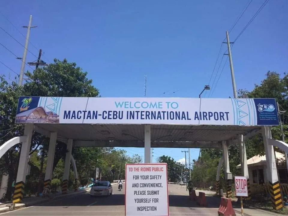 Mactan-Cebu International Airport Panaflex sign at Mactan-Cebu International Airport, printed and installed by MCAV