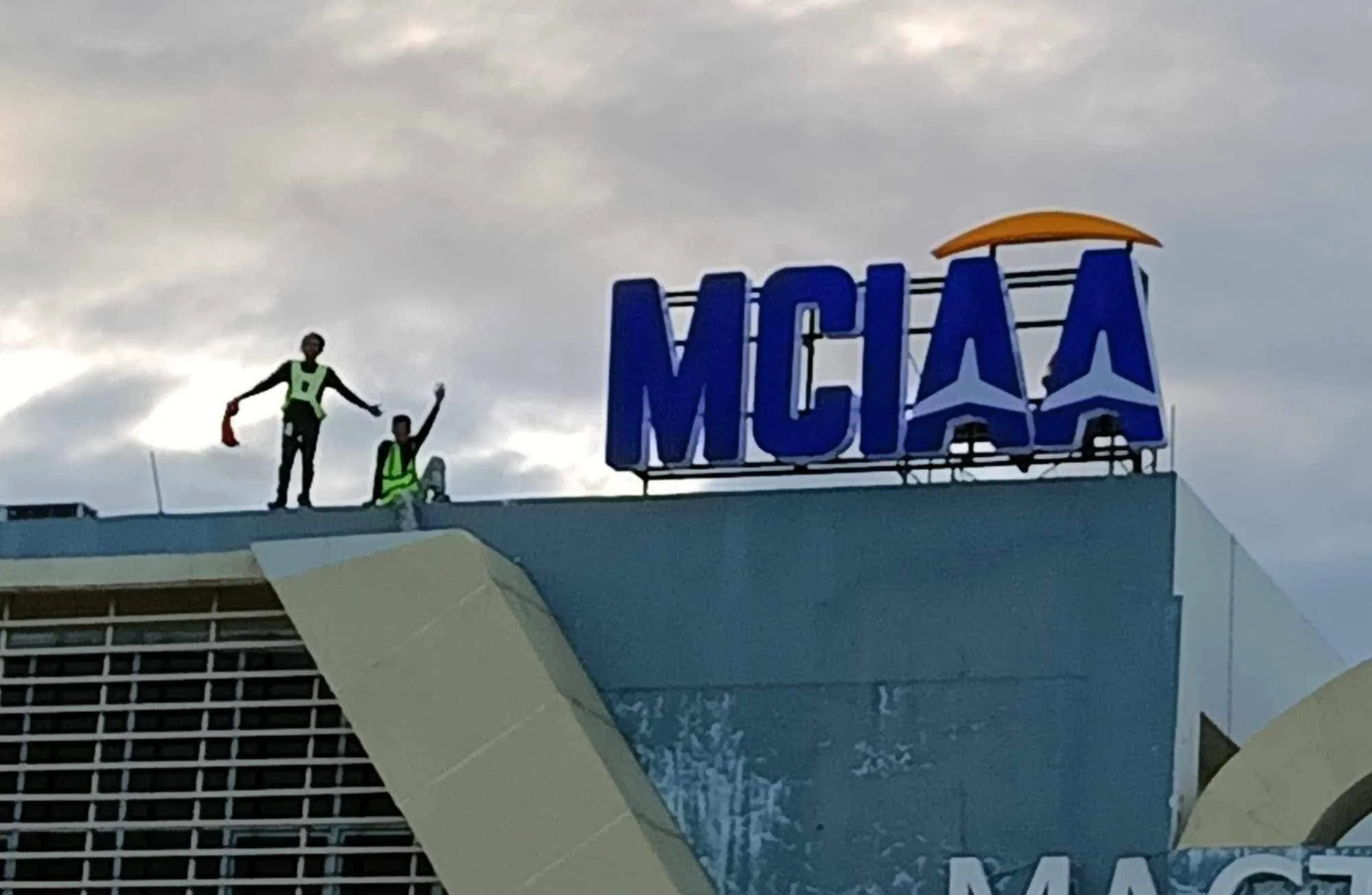 MCIAA acrylic built-up letters at MCIAA building, Lapu-Lapu City, Cebu, printed and installed by MCAV