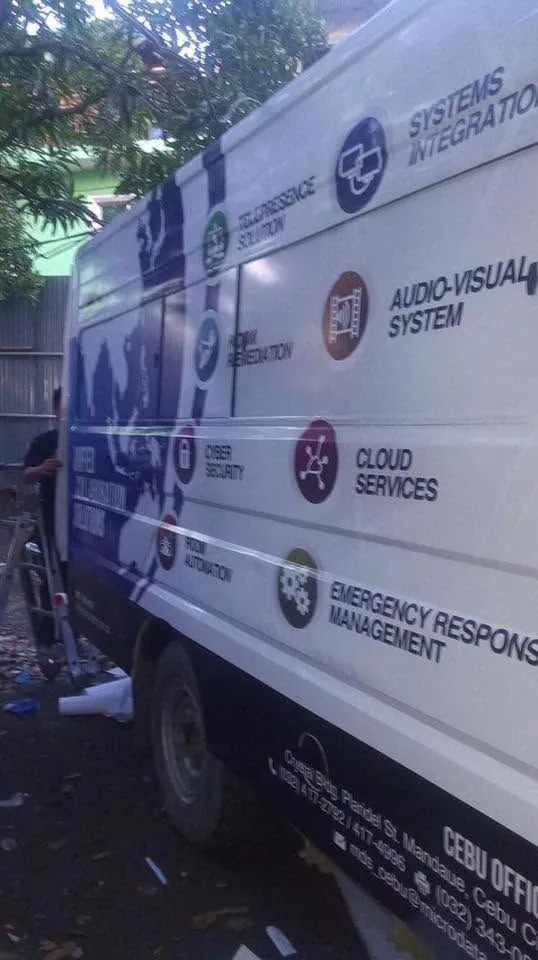 Microdata Systems and Management, Inc. vehicle wrap, printed and installed by MCAV