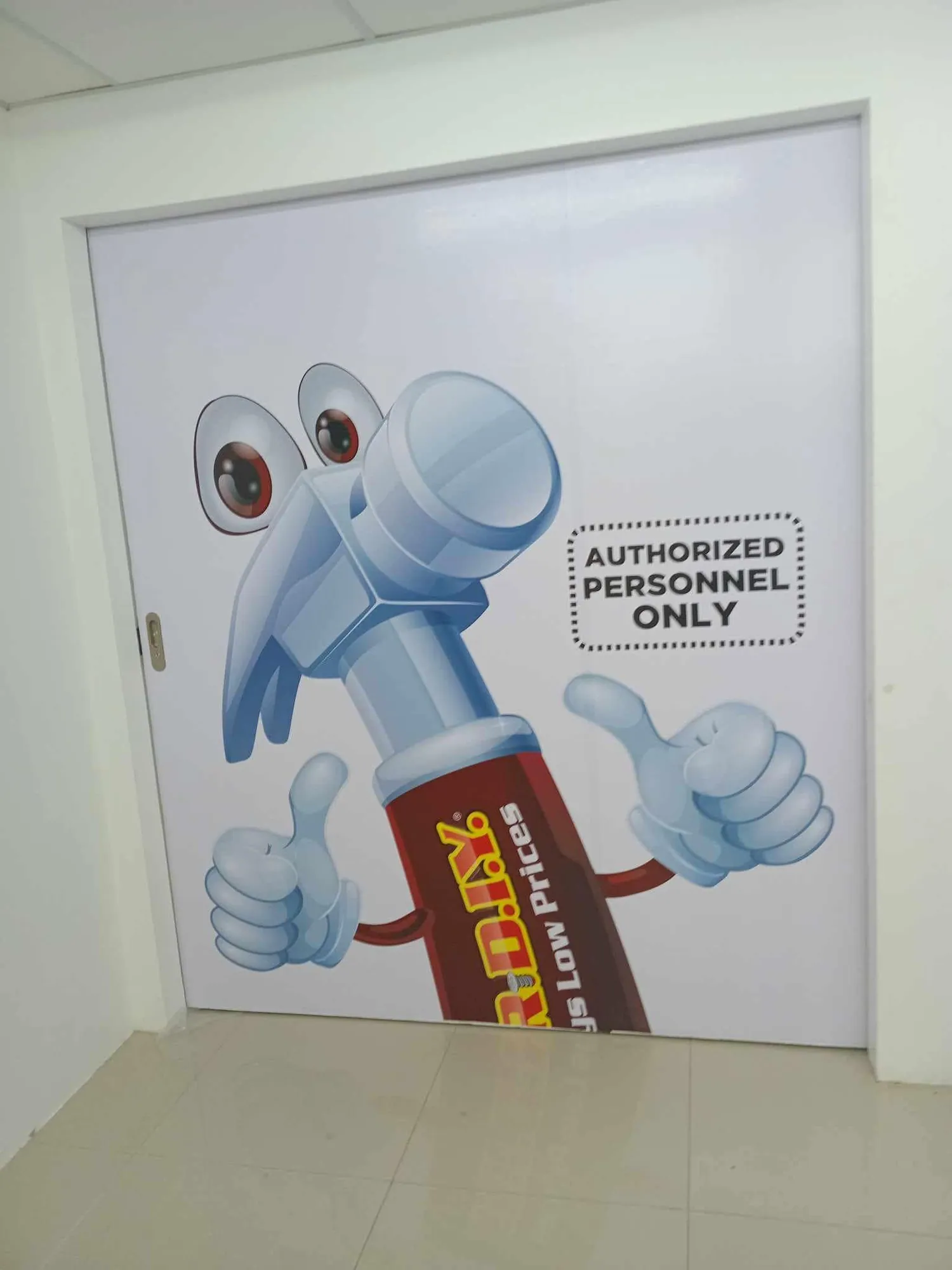 Mr. D.I.Y. vinyl graphics, printed and installed by MCAV