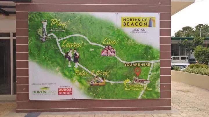 Northside Beacon sign at Lilo-an, Cebu, printed and installed by MCAV
