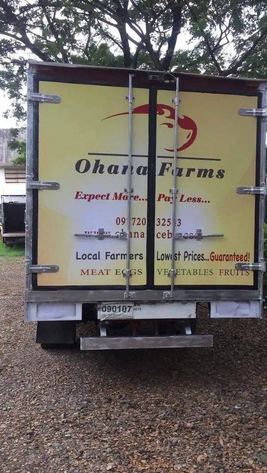 Ohana Farms vehicle wrap, printed and installed by MCAV