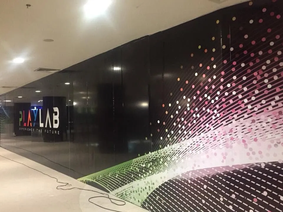 PlayLab vinyl graphics, printed and installed by MCAV