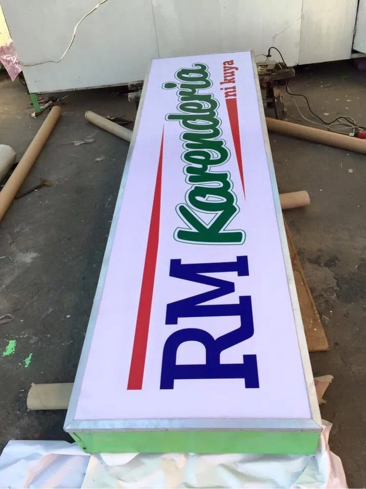 RM Karenderia ni Kuya Panaflex sign, fresh off MCAV's printer