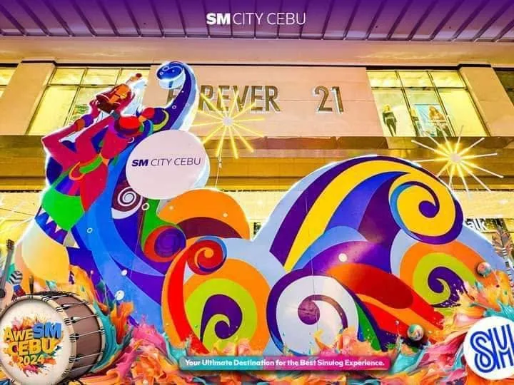 SM Supermalls sintra board display at SM City Cebu, printed and installed by MCAV