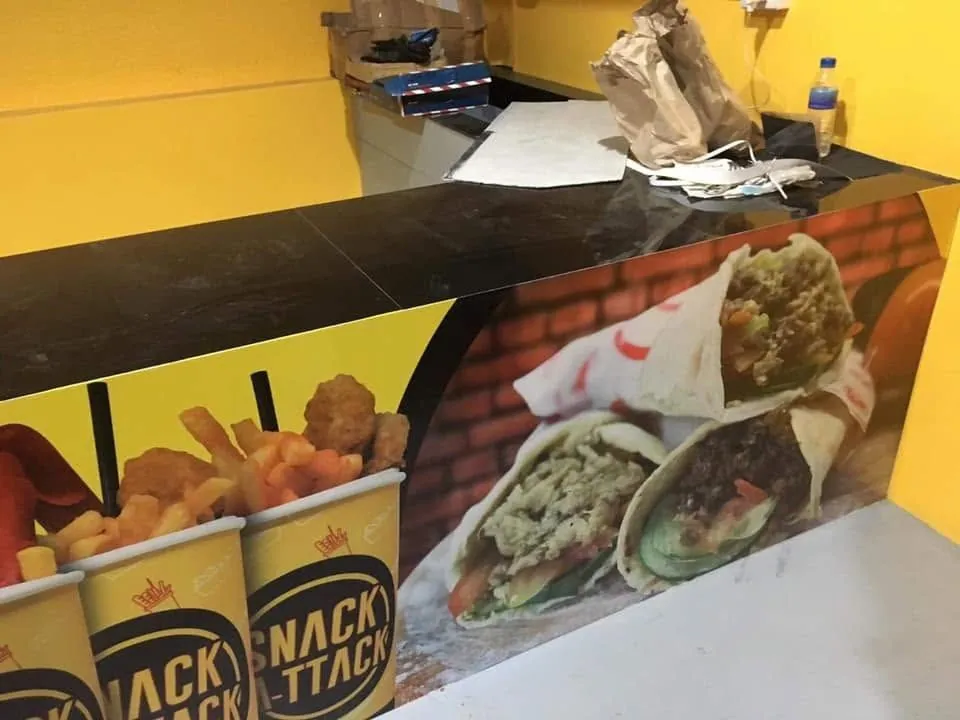 Snack-A-Ttack vinyl graphics, printed and installed by MCAV