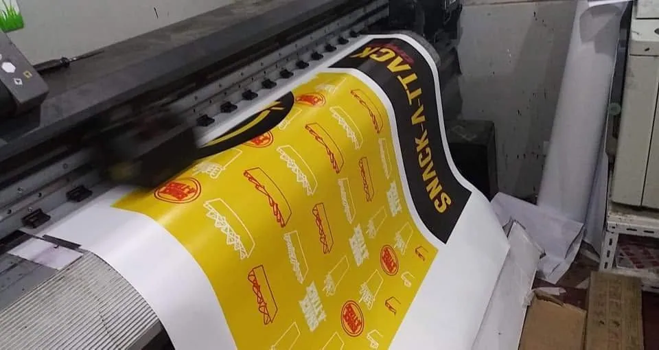 Snack-A-Ttack vinyl graphics, fresh off MCAV's printer