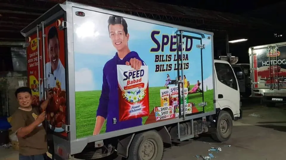 Speed vehicle wrap, printed and installed by MCAV
