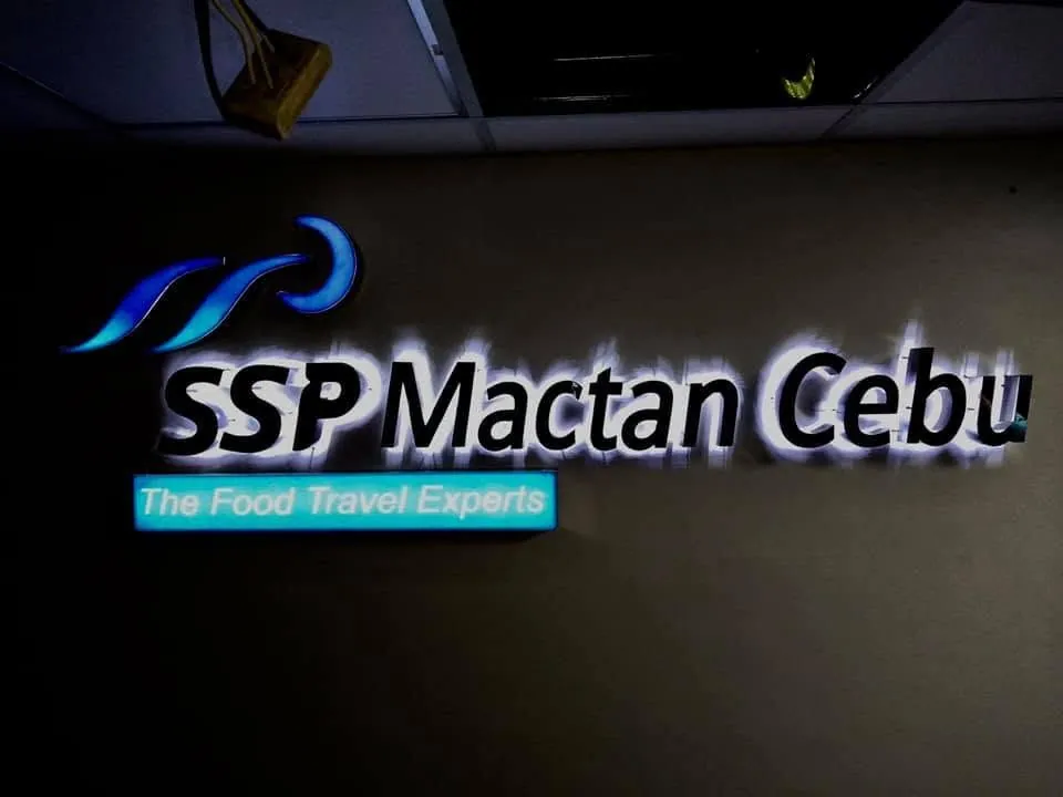 SSP Mactan Cebu lighted sign, printed and installed by MCAV