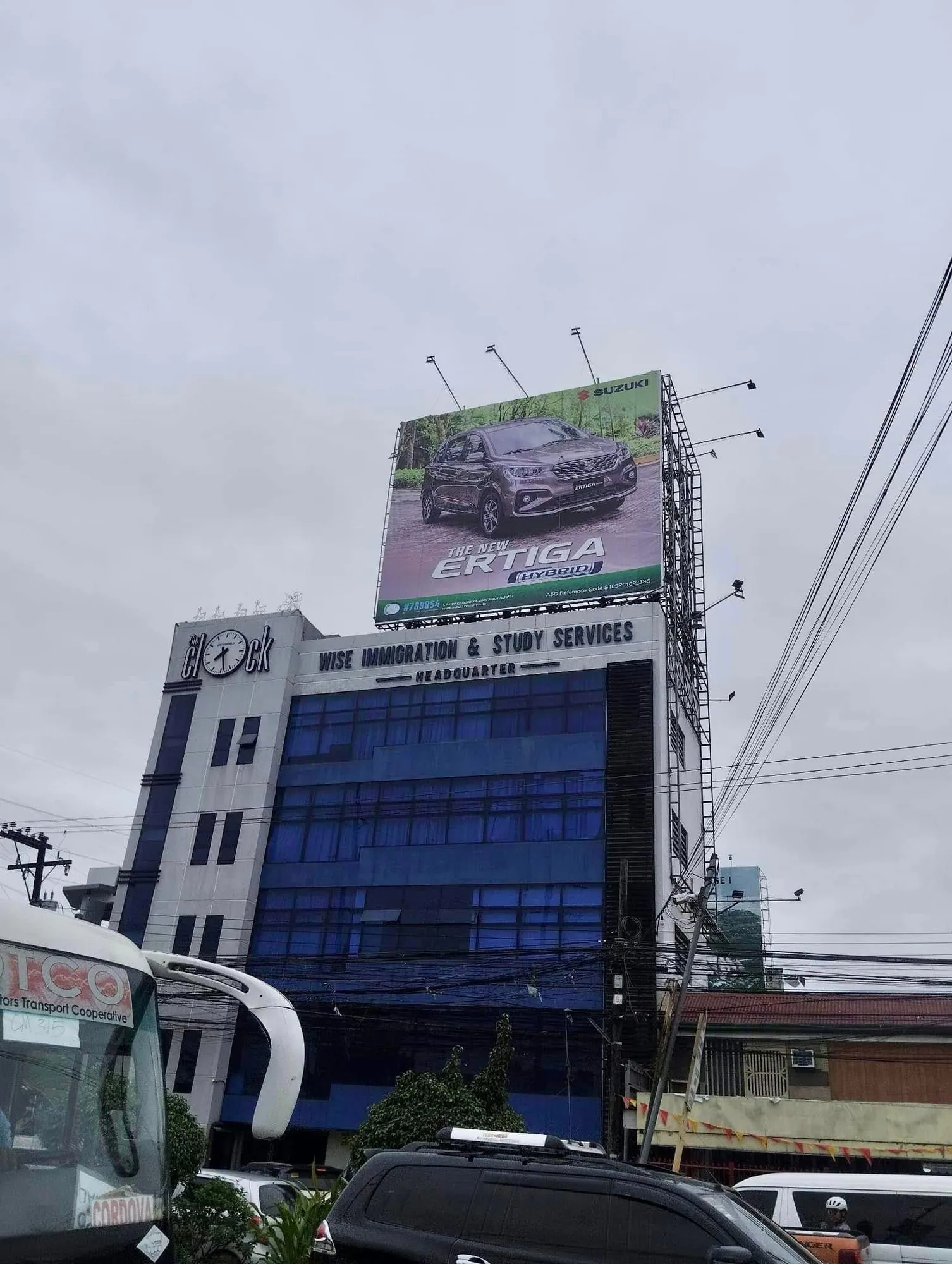 Suzuki billboard, printed and installed by MCAV