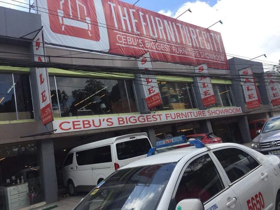 The Furniture City billboard, printed and installed by MCAV