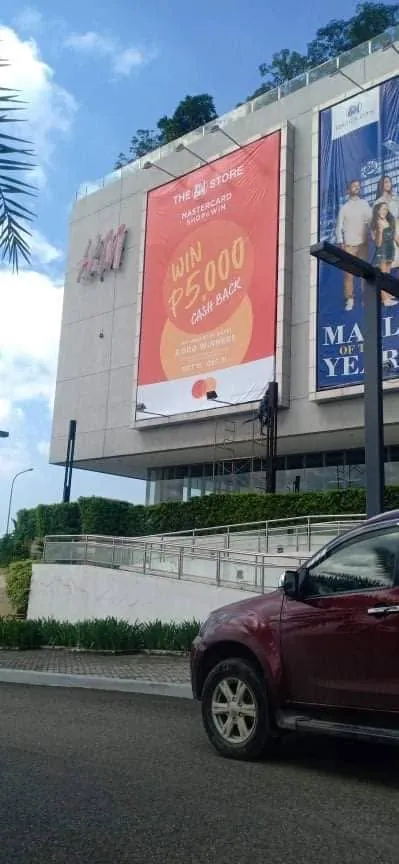 The SM Store billboard at SM City Cebu, printed and installed by MCAV