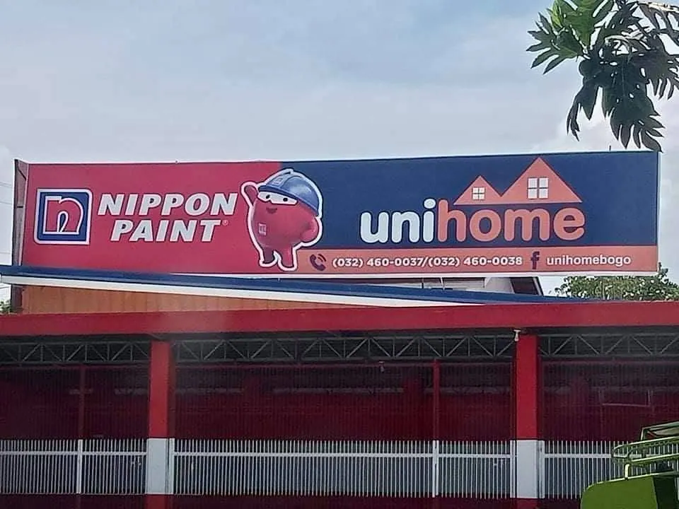 Unihome Panaflex sign, printed and installed by MCAV