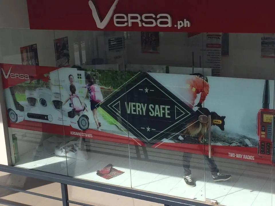 Versa.ph vinyl graphics, printed and installed by MCAV
