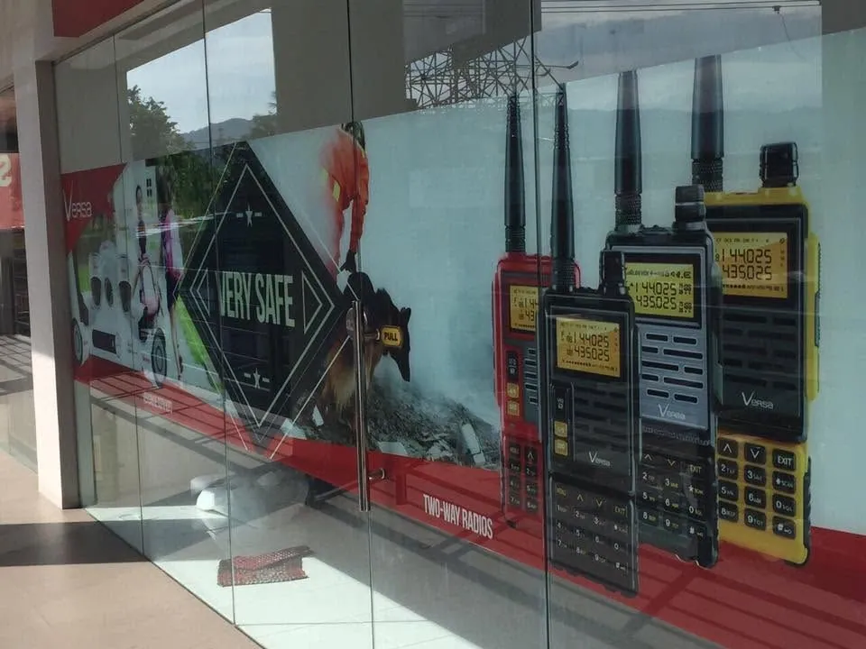 Versa.ph vinyl graphics, printed and installed by MCAV